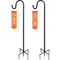 Ottsuls Shepherd-Hooks Adjustable For Bird-Feeder Lantern Plant-Hook Garden-Stake - Plant Stand Hanger For Outdoor Flower Basket, Bird Feeder Hanger Weddings Decor