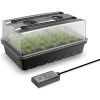 Ac Infinity Humidity Dome, Germination Kit With Led Grow Light Bars, 5X8 Cell Seedling & Drip Trays, Vented Height Extension Panels, For Indoor Gardening, Seed Starting, Cloning Plants