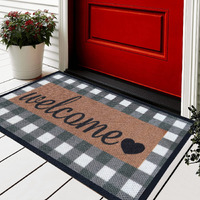 Ubdyo Door Mats, Entryway Rug For Front Door, Outdoor, Indoor Entrance, 30X17