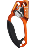 Newdoar Left Hand Ascender Rock Climbing Tree Arborist Rappelling Gear Equipment Ce Certified Rope Clamp For 8~13Mm Rope(Left Orange)