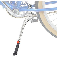 Lumintrail Center Mount Bicycle Kickstand - Fits 24-29 Inch Bikes - Bike Kick Stands For Adult Mountain, Cruiser And Road Bike - Quick Adjust Height Kickstand