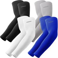 Yqxcc 4 Pairs Uv Sun Protection Arm Sleeves - Tattoo Cover Up - Upf 50 Sports Compression Cooling Sleeve For Men & Women