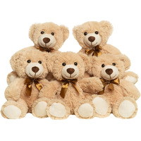 Quaakssi Teddy Bears Bulk 5 Packs Teddy Bear Stuffed Animals Plush Toys Gift For Kid Girlfriend,13.5 Inches Stuffed Bears For Christmas ValentineS Day Birthday Wedding Party