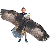 Jekosen 70" Bald Eagle Huge Kite For Kids And Adults Single Line String Easy To Fly For Beach Trip Park Family Outdoor Games And Activities