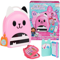 Gabby's Dollhouse, Gabby Girl On-The-Go Travel Set, Pretend Play Travel Toys, Toy Passport, Toy Phone And Compass Charm, Kids Toys For Girls & Boys 3+