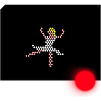 Illumipeg Little Miss Refill Templates For Pre-1994 Original Lite Brite (10 Sheets, 9X12)
