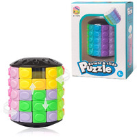 R.Y.Toys Rotate And Slide Puzzle-Design Patent,Fidget Toys(Restore/Create)-12 Colors,5 Layers-Open Cover For Quick Play,Brain Teaser,Sensory Toys,Stocking Stuffers