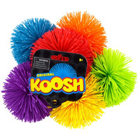 Koosh 3" Ball - Assorted Colors 3-Pack - Easy To Catch, Hard To Put Down - Fidget Toy - Ages 3+ - Colors May Vary