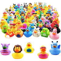 Assortment Rubber Duck Toy Duckies For Kids, Bath Birthday Gifts Baby Showers Classroom Incentives, Summer Beach And Pool Activity, 2" (10-Pack)