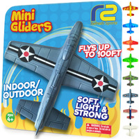Foam Airplanes For Kids: Airplane Toy Glider Plane Eva Foam Airplanes For Kids - Best Stocking Stuffers For Boys For All Ages 4 5 6 7 8 Year Old - Outside Toys Air Planes Outdoor Army Toys For Kids