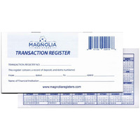 Magnolia Registers 12 Check Registers, 2023-2024-2025, For Personal Checkbook Ledger Transaction Registers Log For Personal Or Business Bank Checking Account, Saving Account, Deposit