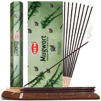 Mugwort Incense Sticks And Incense Stick Holder Bundle Insence Insense Hem Incense Sticks