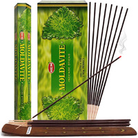 Moldavite Incense Sticks And Incense Stick Holder Bundle Insence Insense Hem Incense Sticks