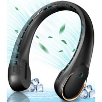 Kidee Neck Fan, Portable Bladeless Neck Fans, Upgrade 360 Airflow, Super Quiet, 3 Speeds, 4000Mah Personal Wearable Neck Fan, Upgraded Cooling Air Volume Usb Rechargeable Hands Free Fan