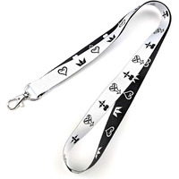 Hearts Kingdom Lanyard Key Id Badge Holder