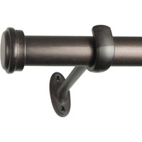 Decopolitan 27941-36Co End Cap Single Rod, 36 To 72-Inch, Toasted Copper