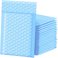 Famagic Bubble Mailers 4X8 Inch 50Pc Light Blue Shipping Bags, Chic Packaging Bags For Small Business, Colored Padded Mailing Envelopes, Opaque Matte Self Seal Bubble Poly Mailers Bulk #000