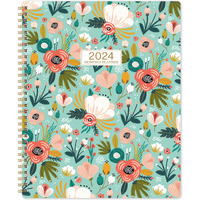 2024 Monthly Planner/Calendar - Monthly Planner 2024 From Jan. 2024 - Dec. 2024, 8.5" X 11", 2024 Calendar Monthly Planner 8 1/2 X 11 With Tabs & Pocket, Contacts And Passwords, Twin-Wire Binding, Perfect Organizer