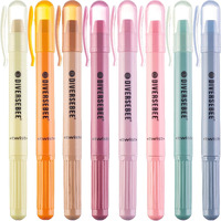 Diversebee Bible Highlighters And Pens No Bleed, 8 Pack Assorted Colors Gel Highlighters Set, Bible Markers, Cute Bible Study Journaling School Supplies, Bible Accessories (Vintage)