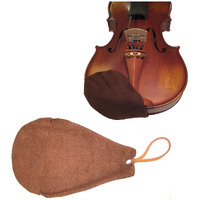 Chin Smart Chinrest Cover For Violin And Viola-Brown