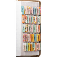 Diversebee Spanish Bible Tabs (Large Print, Easy To Read), Bible Journaling Book Tabs, Christian Gift, 66 Bible Tabs Old And New Testament, Includes Catholic Books And 9 Blank Tabs - Alegria Theme