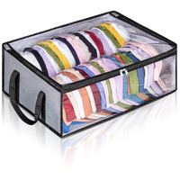 Aooda Hat Storage For Baseball Caps Organizer, Large Holds Up To 40 Hats Wide Organizer Closet Cap Holder, Grey