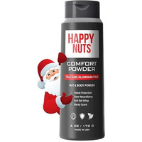 Happy Nuts Comfort Powder - Anti-Chafing, Sweat Defense & Odor Control For The Groin, Feet, And Body - Body Powder For Men (Original)