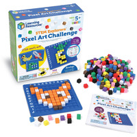 Learning Resources Stem Explorers Pixel Art Challenge, 402 Pieces, Ages 5+, Stem Toys For Kids, Coding Basics For Kids, Stem Activities For Classroom
