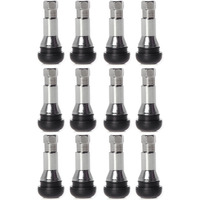Circuit Performance Chrome Rubber Valve Stems Tr413 30Mm (12 Pieces)