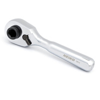 Neiko 03002A Stubby Ratchet, 1/4 Inch Ratchet Wrench And Bit Driver, 108-Tooth Reversible Ratchet, 3.3 Degree, Mini 1/4 Ratchet Drive, Oval Head Wrench, Cr-V Steel Quarter Inch Small Ratchet Wrench