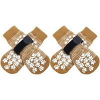 Expawlorer Anti Slip Dog Socks To Prevent Licking Paws, Dog Shoes For Hot Pavement, Dog Booties For Small Medium Large Senior Dogs, Traction Control Dog Boots & Paw Protectors For Hardwood Floors