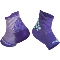 Kidsole Rx Gel Sports Sock For Kids With Heel Sensitivity From Severs Disease, Plantar Fasciitis (Toddler 11-2, Purple)