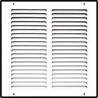 Handua 10"W X 10"H [Duct Opening Size] Steel Return Air Grille (Hd Series) Vent Cover Grill For Sidewall And Ceiling, White  Outer Dimensions: 11.75"W X 11.75"H For 10X10 Duct Opening