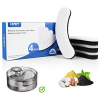 Npet Df10 170Oz/1.3Gallon/5L Large Automatic Pet Water Dispenser Water Fountain With Cleaning Kit, Replacement Filter For Cat, Dogs, Multiple Pets