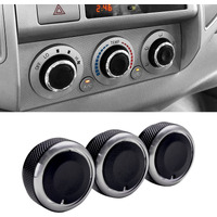 Jdmcar Compatible With Toyota Tacoma 2005-2015 A/C Air Conditioning Control Switch Knob Button, Hvac Control Knob Tacoma Heater Temperature Hvac Fan Control Knob - (A Set Of 3 Knobs)