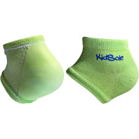 Kidsole Gel Heel Strap For Kids With Heel Sensitivity From Severs Disease, Plantar Fasciitis. (Green)
