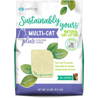 Sustainably Yours Natural Cat Litter, Multi-Cat Plus, 10 Lbs