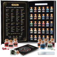 Healing Crystals In Jars 30 Pcs - Crystals For Witchcraft - Real Witch Crystals In A Bottle - Altar Witchcraft Stones - Crystal Witchcraft Supplies - Mini Gemstones - Wiccan Supply Tool