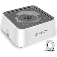 Upsky Dog Water Bowl Upgrade 70Oz Large Capacity No Spill Slow Feeder Vehicle Carried 2L Pet Water Dispenser Travel Bowl For Dogs, Cats