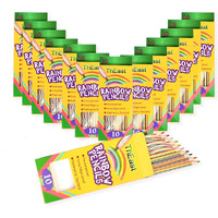 Theast Rainbow Pencils, Pack Of 14(140 Pieces), 4 Color In 1 Rainbow Colored Pencils For Kids, Assorted Colors For Drawing, Coloring, Sketching Pencils For Drawing Stationery, Bulk, Pre-Sharpened