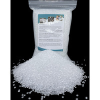 3Lb Unscented Aroma Beads For Car Freshies, Clear Gel Crystal No Fragrance, Diy Homemade Natural Eva Beads Bulk