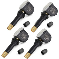 Tire Pressure Sensor 315Mhz Tpms Replacement For Chevy Gmc Buick Cadillac Hummer Pontiac Saab Saturn - Replaces# 13598771 13598772 13586335 20923680, Sets Of 4 Monitoring System