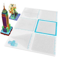 3Dmate Base - Transparent 3D Pen Mat 18 X 12 Inches With Fuse And Join Area - Flexible Two-Sided Heat-Resistant Silicone - 3D Pen Accessories Compatible With Stencils - Stem Activity For Kids, Adults