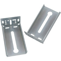 10 Pairs Rear Mounting Brackets For Drawer Slide - Lontan B4502 Cabinet Drawer Bracket For Face Frame Cabinets For 1.77 Inch(45Mm) Width Drawer Gildes