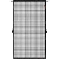 Magzo Hanging Screen Door, Fits Door Size 36" X 82" (Curtain Size 38'' X 83''), Durable Fiberglass Screen Door Mesh With Tension Rod&Hook&Loop (One Piece Can Be Installed In 2 Ways), Weighted Bottom