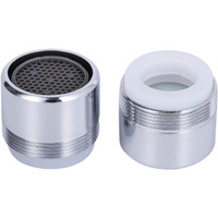 2 Pack 2.2 Gpm Sink Faucet Aerator, Male And Female Dual Thread Aerator, Regular/Standard Size, Chrome By Nidaye