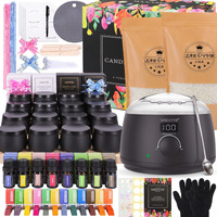 Saeuyvb Candle Making Kit For Adults With Hot Plate, Diy Starter Soy Candle Making Supplies/Kit - Perfect As Home Decorations(Black)