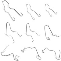 Teantech Bulb Retaining Spring Clips For H1/ H3 /H4 /H7-9 Pcs Bulb Universal Car Headlight Clamp Headlamp Dip Dipped Beam Bulb Hoder