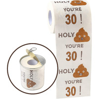 Happy 30Th Birthday Gifts For Women And Men - 3-Ply Funny Toilet Paper Roll, Thirty Birthday Decorations For Him, Her, 30Th Birthday Toilet Paper Novelty, Gag Funny Birthday Gift
