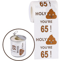 Happy 65Th Birthday Gifts For Women And Men - 3-Ply Funny Toilet Paper Roll, 65Th Birthday Decorations For Him Her 65Th Birthday Toilet Paper Novelty, 65Gag Funny Birthday Gift Sixtyfive